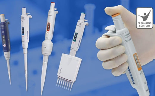 Scientific Essentials: Reliable and Ergonomic Micropipettes for Small Volume Pipetting