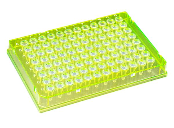 0.1 mL DuraFrame™ Rigid PCR Plate, Yellow