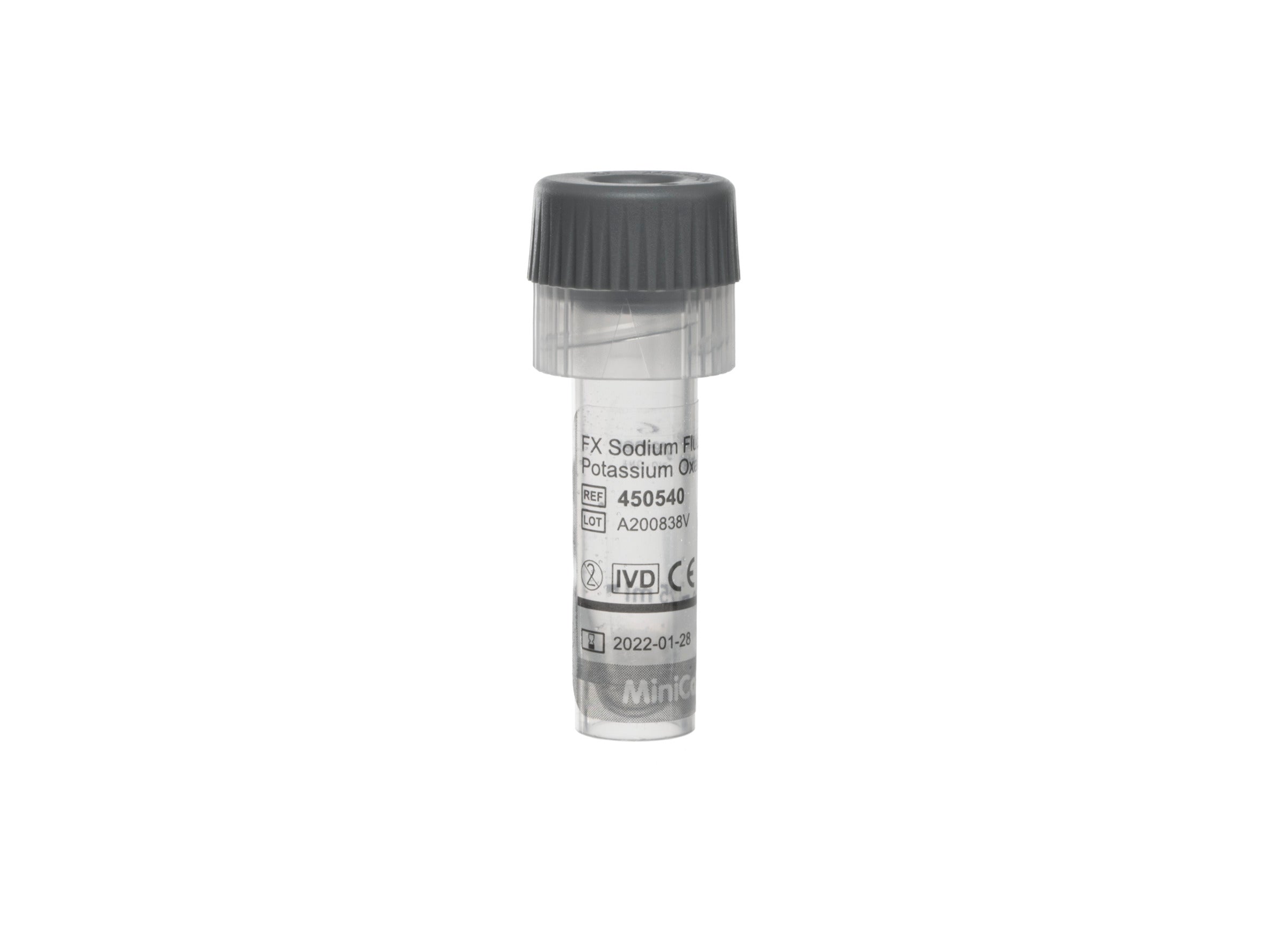 MiniCollect Tube 0.25ml FX Sodium Fluoride/Potassium Oxalate