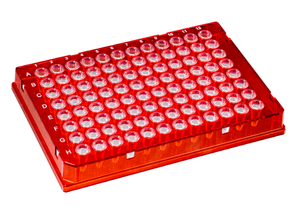 0.1 mL DuraFrame™ Rigid PCR Plate, Red