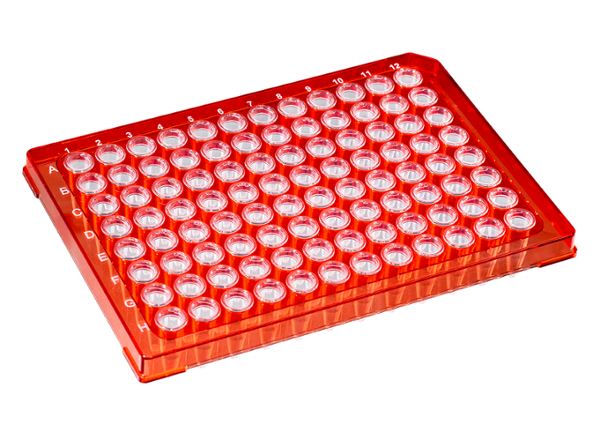 0.2 mL DuraFrame™ Rigid PCR Plate, Red