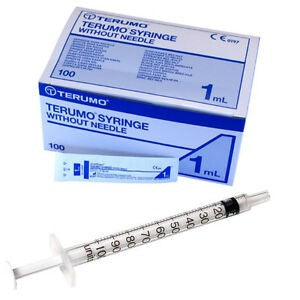 Terumo Syringe Luer Slip 1ml